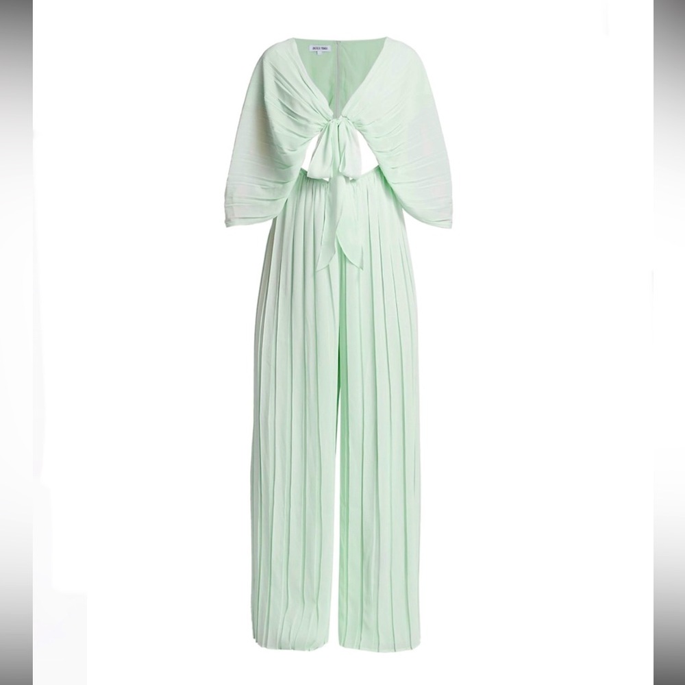 Andrea Iyamah Thero Tie-Front Jumpsuit (Size L)